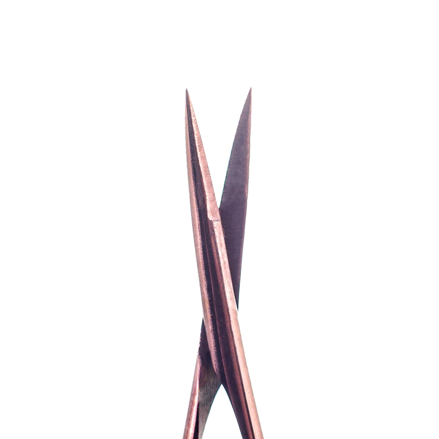 Cuticle Scissors with Curved Blade Bronze Plasma