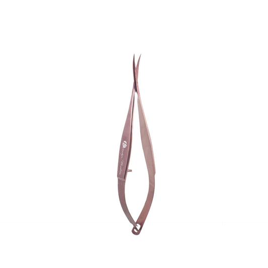 Cuticle Scissors with Curved Blade Bronze Plasma