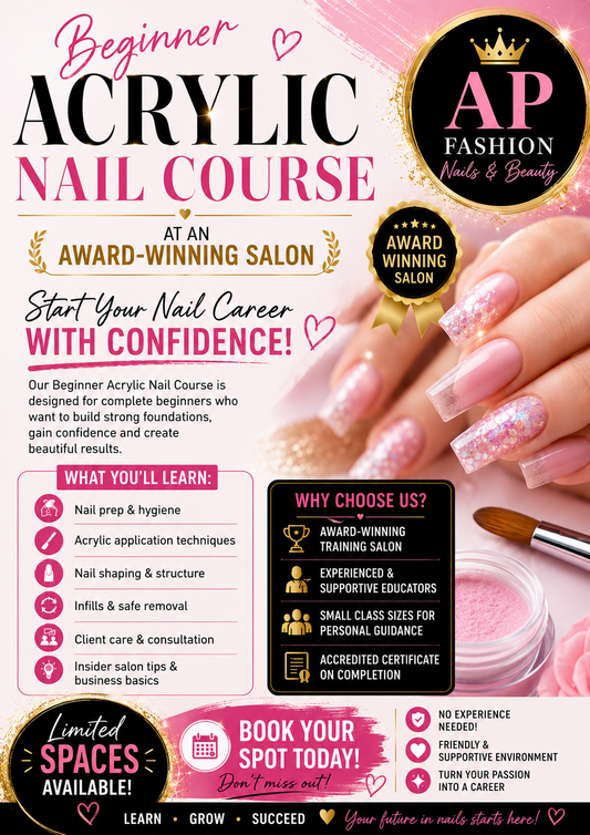 Acrylic or Gel beginner course
