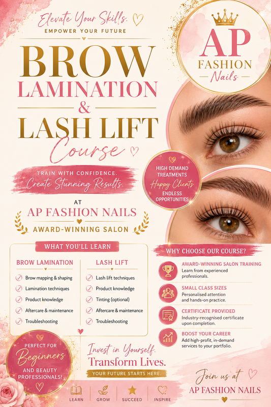 Brow & lash lift combo course