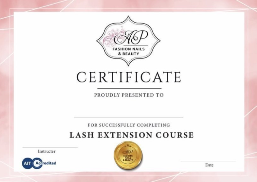 Classic lash & pre fan Training Course